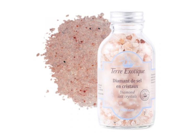 Diamant de sel en cristaux