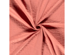 Sélection Coup de coudre - Tissu Double Gaze Soufflé Uni Couleur Corail