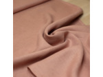 Sélection Coup de Coudre - Tissu Toile de Pur Lin Lavé Uni Bois de Rose