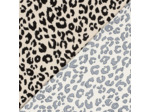 Sélection Coup de coudre - Tissu Twill Souple au Motif Léopard Sur le Fond Beige Clair