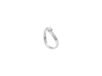 Bague Murat Seine en argent rhodié et oxyde de zirconium