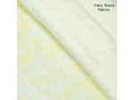 Fibre Mood - Tissu Matelassé Déperlant "Elsie" à Motif Taches Jaune Pale sur le Fond Blanc Cassé