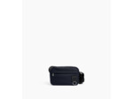 Petit sac bandoulière Basile en toile nylon et cuir lisse