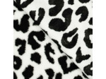 Sélection Coup de Coudre - Tissu Maille Sherpa à Motif Léopard Noir Et Blanc