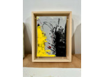 « Rumeur d’encre #3 » - Acrylique sur toile - 22x16 cm