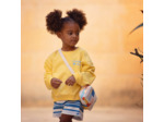 See You at Six - Tissu Jersey Bord-Cotes Uni Couleur Jaune Millefeuille