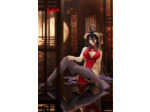 [FIGURINE] OVERLORD - Renewal desktop cute - Albedo chinese dress