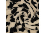 Sélection Coup de Coudre - Tissu Maille Sherpa à Motif Léopard Beige et Noir
