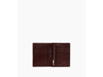 Portefeuille vertical zippé Lucien en cuir huilé