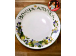 Assiette artisanale Bomba Atomica
