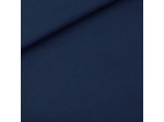 See You at Six - Tissu French Terry Coton Uni Couleur Bleu Océana