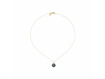 Medaille Arthus bertrand Etoile en laque bleu marine en or jaune