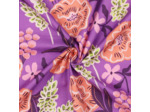 Nerida Hansen - Popeline de Coton "FRESH FLOWERS" Violet