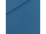 See You at Six - Tissu French Terry Coton Uni Couleur Bleu Côte Pacifique