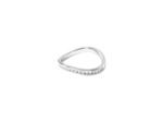 Bague Murat Seine en argent rhodié et oxyde de zirconium