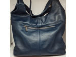 Sac cuir bleu 24-736