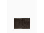 Portefeuille vertical zippé Lucien en cuir huilé
