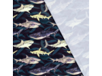 Sélection Coup de Coudre - Tissu Maille Maillot de Bain Imprimé Requins