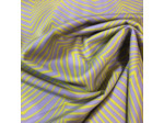 Sélection Coup de coudre - Tissu sergé polyester à motif "Zèbre" lilas et citron vert