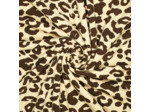 Sélection Coup de Coudre - Tissu Jersey Sweat de Coton Gratté Imprimé Léopard