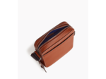 Petite sacoche zippée Emile en cuir grainé