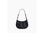 Petit sac demi-lune Juliette en cuir grainé