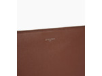 Pochette ordinateur 14" en cuir grainé