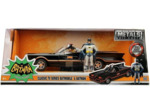 Batmobile 1966 Version - Avec Figurines - Echelle 1/24 - Noir/Rouge