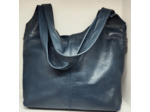Sac cuir bleu 24-736