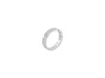 Bague Murat Les Pavés en argent rhodié et oxyde de zirconium