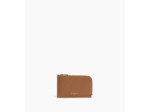 Porte cartes zippé Albertine en cuir grainé