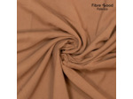 Fibre Mood - Tissu Aspect Tencel en Viscose Melangé  "Nova" Uni Couleur Caramel - coupon 2 m