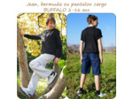 Petits D'om – Patron Enfant Jean, Bermuda ou Pantalon Cargo "Buffalo" de 2 à 16 ans