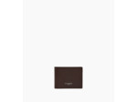 Portefeuille zippé horizontal Lucien en cuir signature T