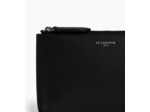 Pochette zippée petit modèle en cuir