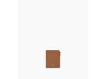 Petit portefeuille vertical zippé Lucien en cuir grainé