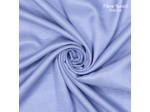 Fibre Mood - Tissu Jacquard de Viscose Satiné "Hallie" Couleur Bleu Lavande Aux Fines Rayures - coupon