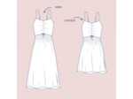 Lise Tailor – Patron Femme Robe à Smocks "Poleen" du 34 au 52