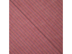 Sélection Coup de coudre - Tissu Jacquard de Coton à Motif Rayures Fines sur le Fond Rouge - coupon 1,5 m