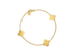 Bracelet Arthus Bertrand Trois Trèfles en or jaune