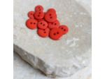 Atelier Brunette - Bouton Classic Shine Poppy Tangerine - 12 mm