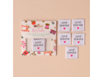 Lise Tailor – Lot 5 Étiquettes Tissées "Love Sewing"