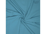 Fibre Mood - Tissu Aspect Lavé en Modal et Polyester "Carry" Uni Couleur Bleu Profond