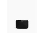 Pochette zippée petit modèle en cuir