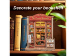 [BOOK NOOK]  MINIATURE HOUSE - DIY - La Librairie Drama - 253pc + Eclairage LED