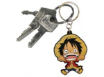 ONE PIECE - Porte-clés PVC "Luffy SD"