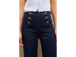 Pantalon Victorine en bleu brut