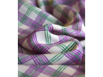 Singulière par Cousette - Tissu Viscose Tramé "Harry's Checks Purple" - coupon
