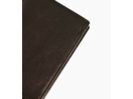 Portefeuille vertical zippé Lucien en cuir huilé