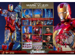 [EXCLU WEB] MARVEL Les Avengers figurine Movie Masterpiece Diecast 1/6 Iron Man Mark VI (2.0) with Suit-Up Gantry 32 cm